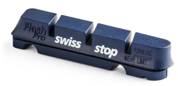 Swissstop Flashpro Bremsbeläge schwarz  (4Stk) ohne Halterung als Austausch