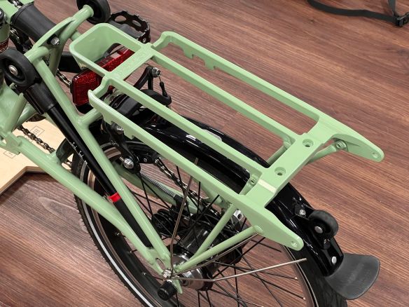 Brompton 2/3/6 Gang Gepäckträger Matcha Green kompl. mit Schutzblech Upgrade für L