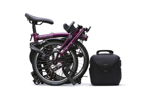 Brompton Electric C Line (ab 13,8 kg) Amethyst Lacquer M-Lenker