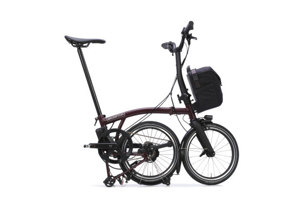 Brompton Electric P Line (ab 12,5 kg) Plum Red M-Lenker