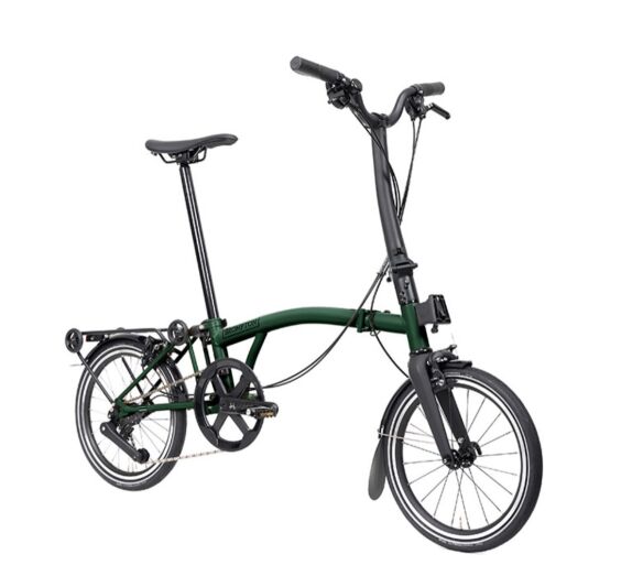 Brompton New P Line 12-Gang Racing Green H-Lenker
