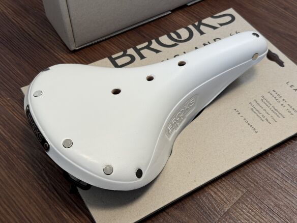 Brooks B17 white Edition weiß Ledersattel