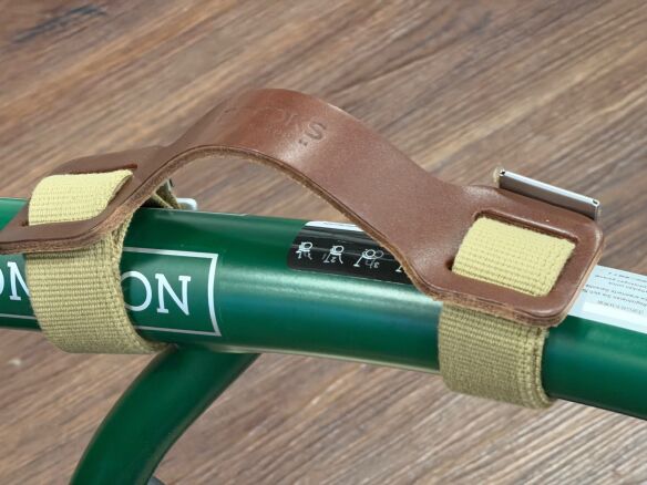 Brooks Tragehilfe für Brompton Handgriff Leder Braun