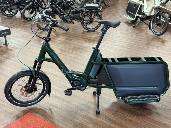QiO Long CLAx mit Federgabel Forest Green - Glossy Finish