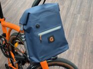 Brompton Borough WP Roll Top Small Navy/Grey