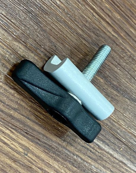 Brompton Hinge Clamp Knebel Aluklemmstück inkl. Schraube schwarz