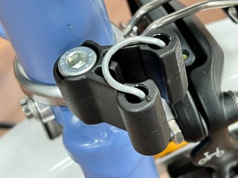 Brompton Lenker Klapphalterung Lenkstangen Arretierung (inkl. Nippel und Feder)