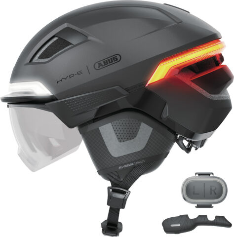 Abus HYP-E BL.ACE Smart Helm - Volcano Titan S / 51-55cm