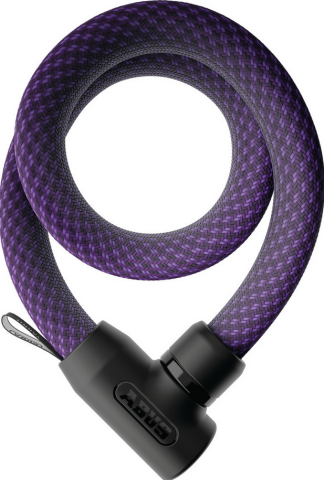 Abus Yarnit 4004K Seilschloß mit Kette 110 cm Midnight Purple Violett