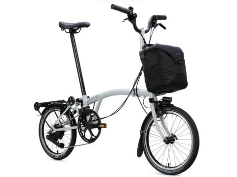 Brompton Electric C Line Lunar Ice M-Lenker