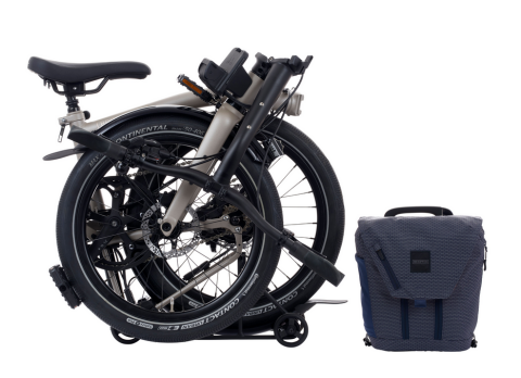 Brompton Electric G Line Traildust white M Lenker