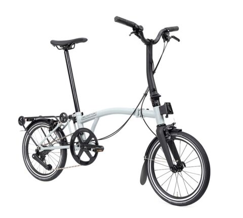 Brompton New P Line 12-Gang Lunar Ice M-Lenker