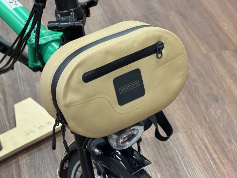 Brompton Zip Case Small Sand Beige wasserdicht 1,5 Liter