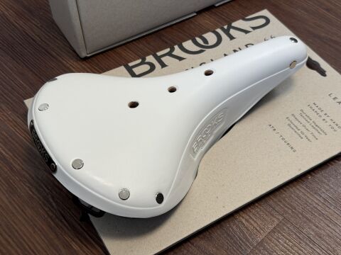 Brooks B17 white Edition weiß Ledersattel