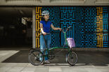 Brompton C Line 12-Gang Racing Green mittlerer Lenker