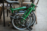 Brompton C Line 12-Gang Racing Green mittlerer Lenker