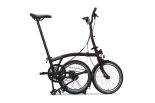 Brompton C Line 12-Gang Plum Red Weinrot M-Lenker