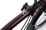 Brompton C Line 12-Gang Plum Red Weinrot S-Lenker