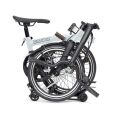 Brompton New P Line 12-Gang Lunar Ice M-Lenker