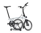 Brompton New P Line 4-Gang Lunar Ice M-Lenker