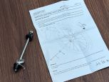Brompton P Line/Superlight Vorderrad Achse