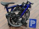 P Line 12-Gang Bolt Blue Lacquer S-Lenker
