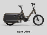 QiO Long CLAx mit Federgabel Dark Olive - Matt Finish